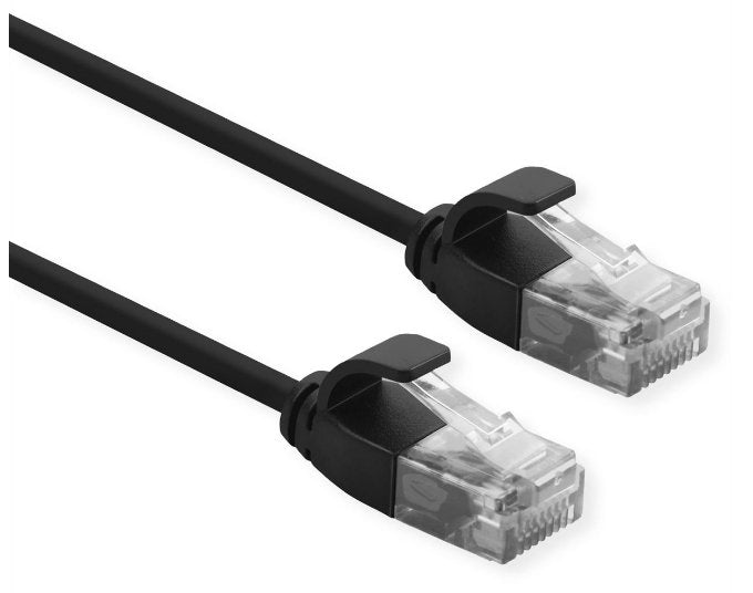 Roline UTP Datacenter Network Cable CAT.6A (class Ea), Lsoh, Slim, Black 5M