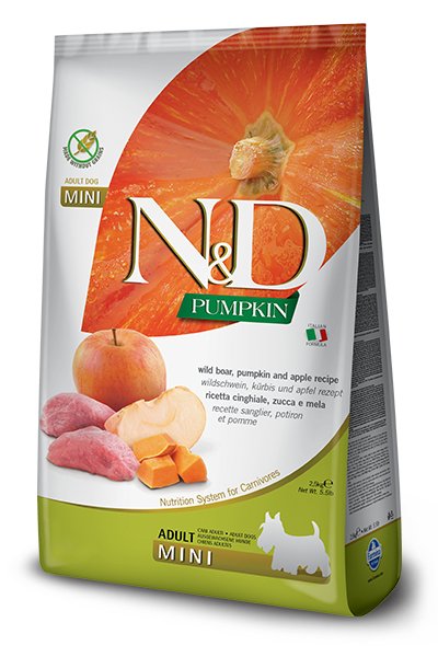 Farmina N&d Gf Pumpkin Boar & Apple Adult Mini - Comida Seca Perros - 2 5KG — image 1