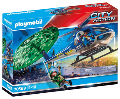 Playmobil - 70569 - Policía Helicóptero And Paracaidista Policía — image 1