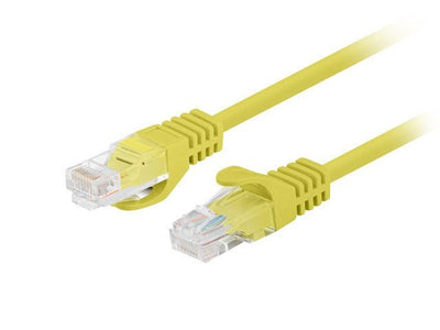 Lanberg Cable Network CAT.5E UTP 3M Yellow 10-PACK — image 1