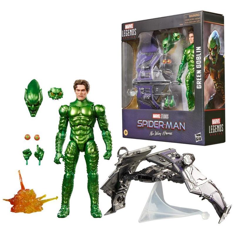 Hasbro Figura Marvel Legends Series Spider Man No Way Home Verde Goblin