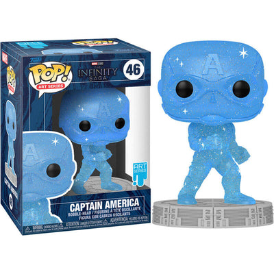 Figure Pop Marvel Infinity Saga Capitan America Blue — image 1
