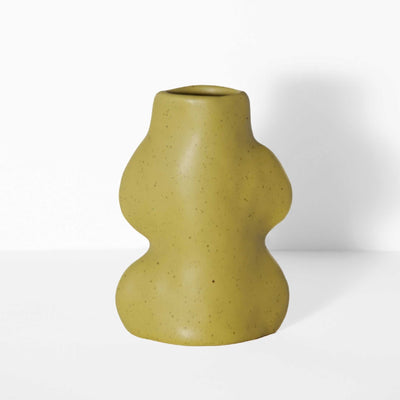 Fluxo Ceramic Vase Small - Pistachio