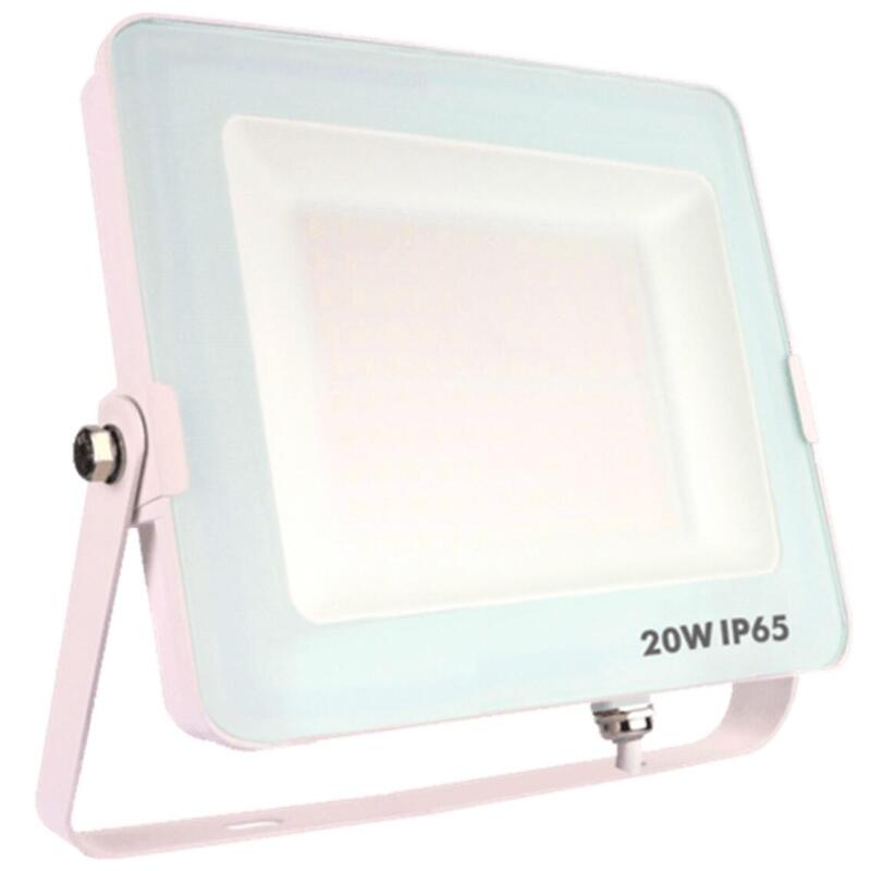 Foco Projector LED Silver Electronics Forge + Projector IP65 20W 3000K 1600LM White