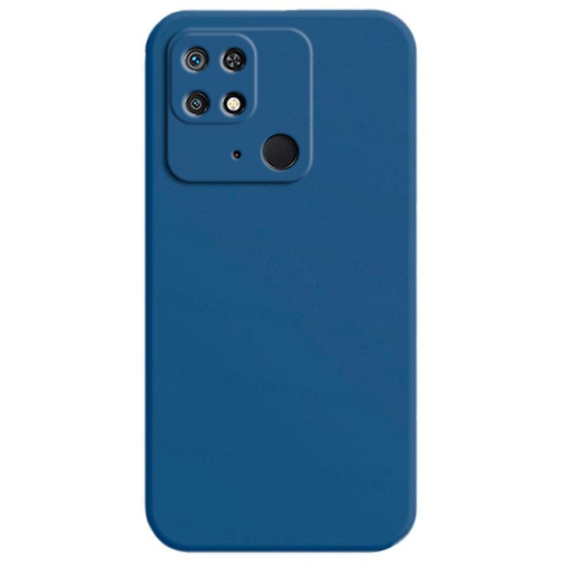 Case Xiaomi Redmi 10C / Poco C40 Square Liquid Premium Blue