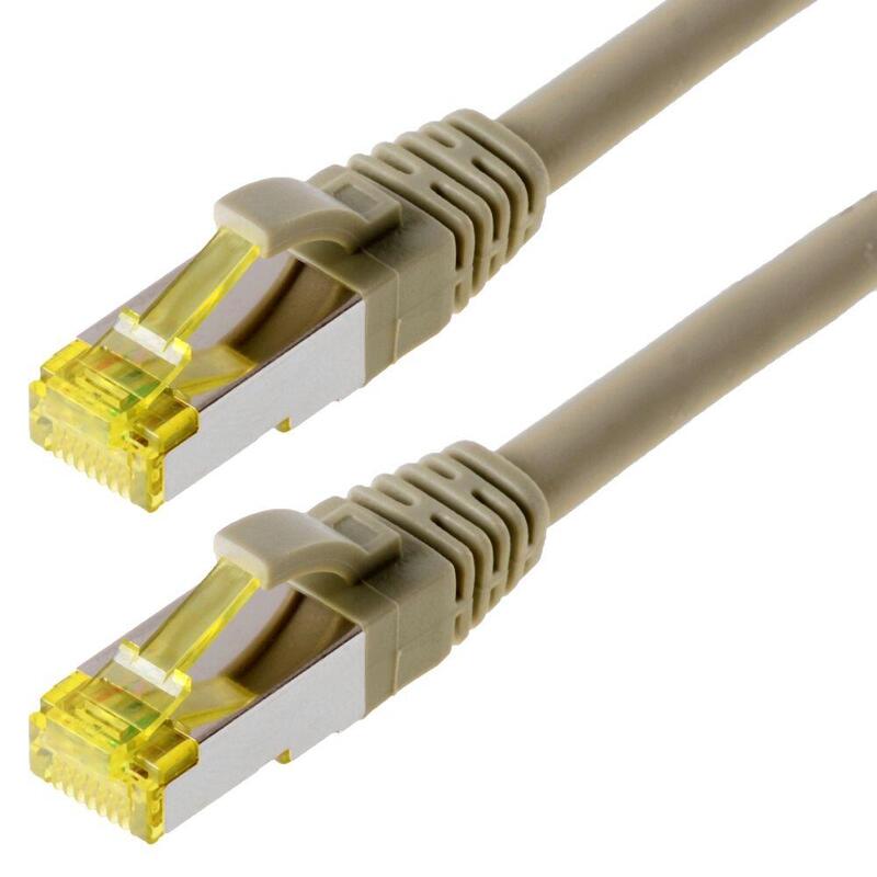 Helos Network Cable S/FTP CAT.6A Grey 3,0M