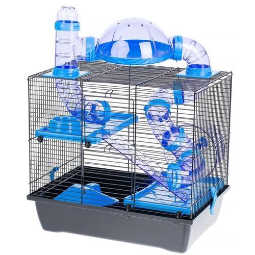 Cage Hamster Inter-zoo Rocky + Terrace Blue — image 1