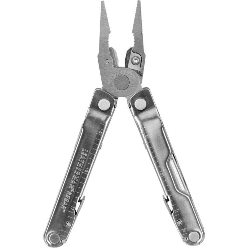 Leatherman Multitool Rebar Steel Inoxidable, 17 Tools 831557
