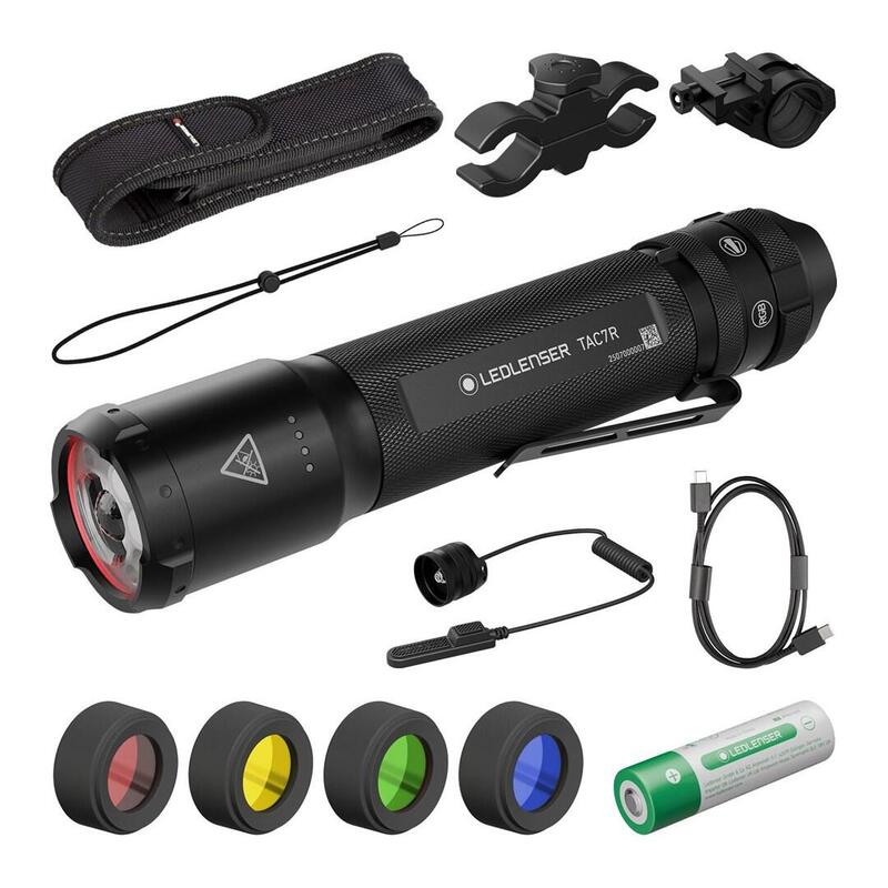 Ledlenser Linterna TAC7R Set - Black Case