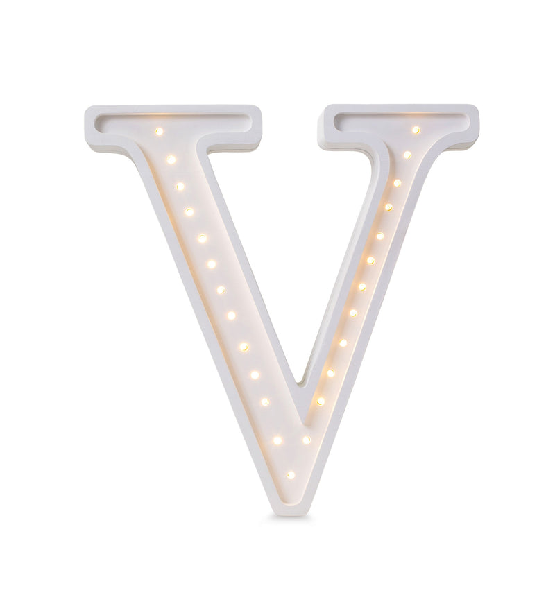 Little Lights Letter Lamp - V