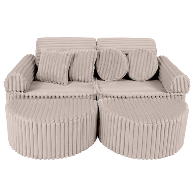 Medium Modular Sofa for Kids - Churros Beige Plus