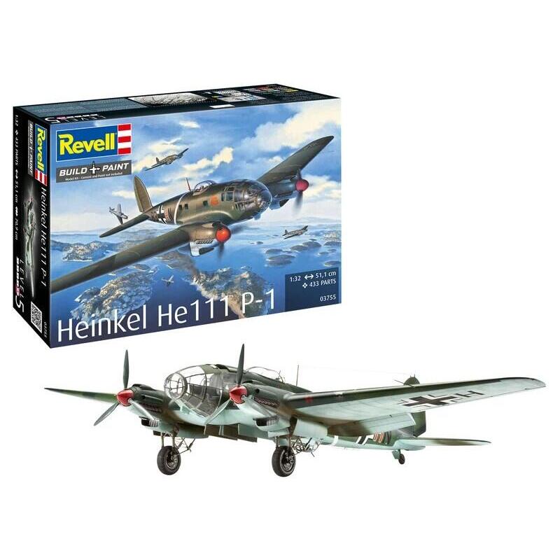Model Plastic Heinkel He 111P- 1