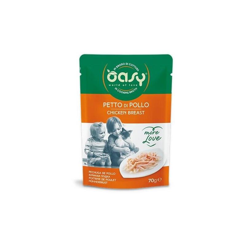 Oasy More Love Chicken Breast Pouch 70GR
