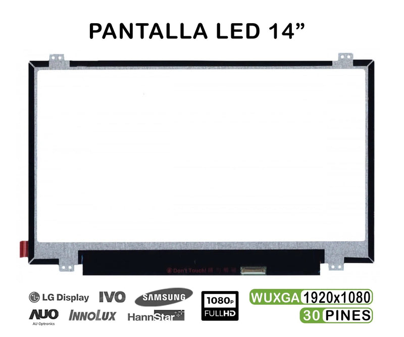 Screen LED 14 Laptop B140HTN01.2 HW2A