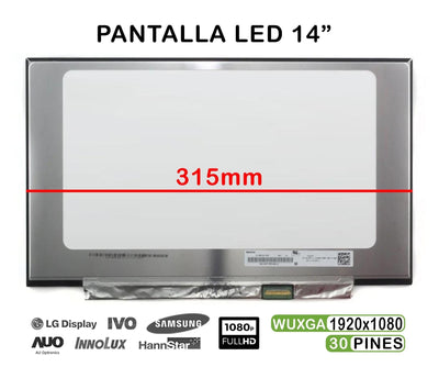 Screen LED Matte 14 FHD Laptop NV140FHM-N61 00NY436 — image 1