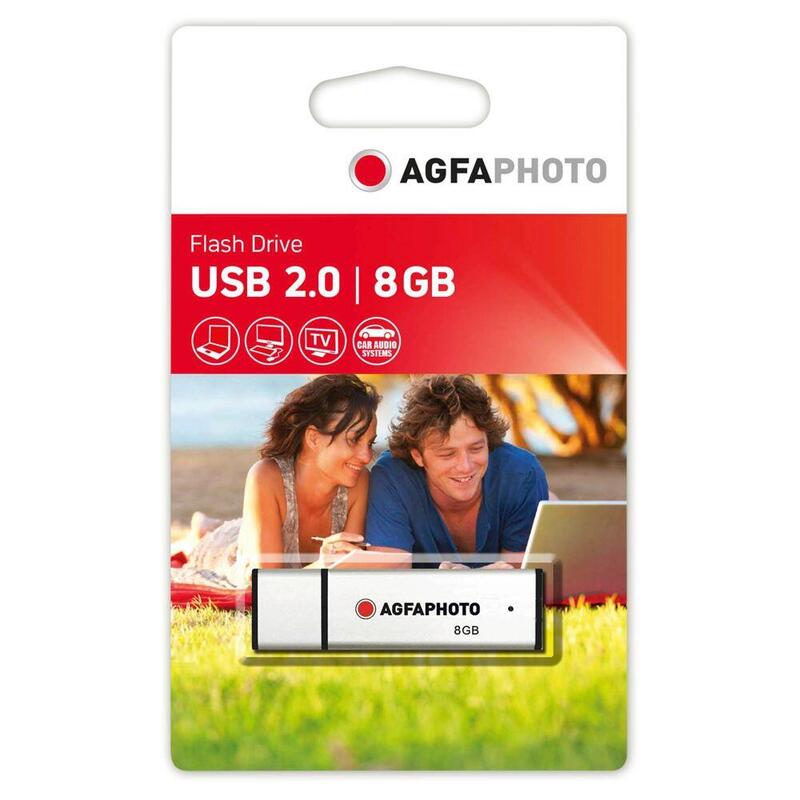 Agfaphoto USB Flash Drive USB 2.0 Silver 8GB