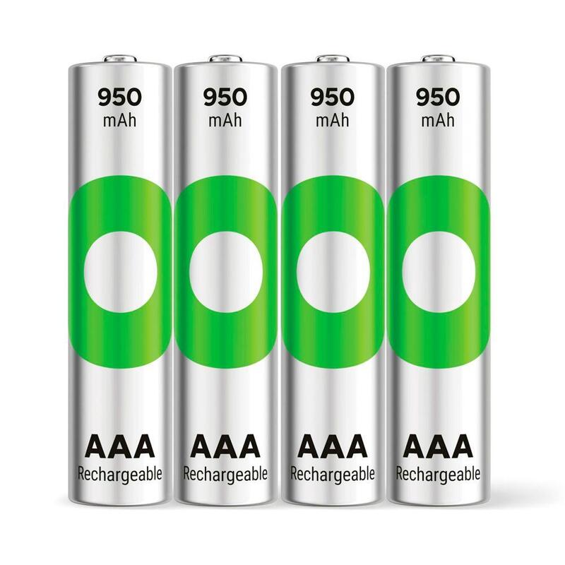Batteries 1X4 Gp Recyko Nimh Battery Aaa 950MAH, Ready To Use