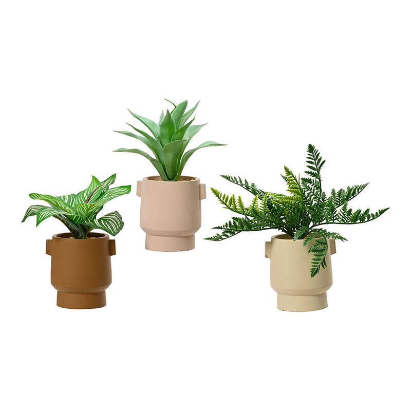 Planta Artificial 25CM With Macetas Colours Surtidos 808559
