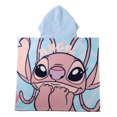 Poncho Toalla Stitch Disney Microfibra — image 1