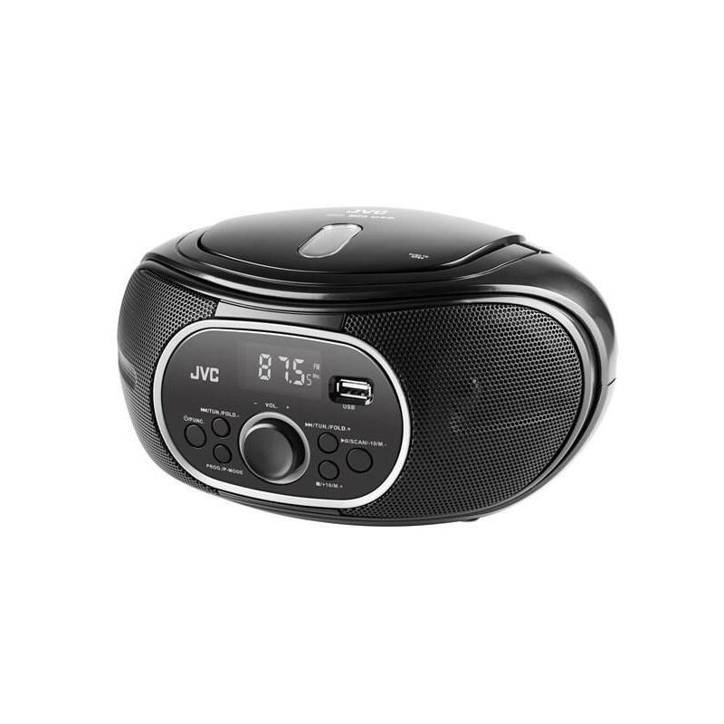 JVC Radio Twarzacz RD-E221B Boombox Black
