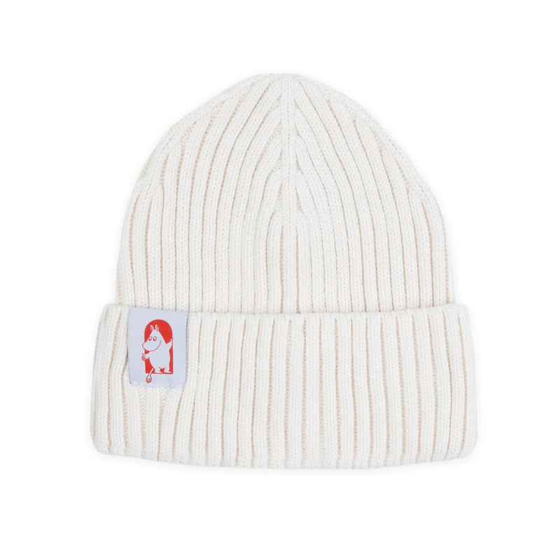 Red Cross Beanie for Adults - White