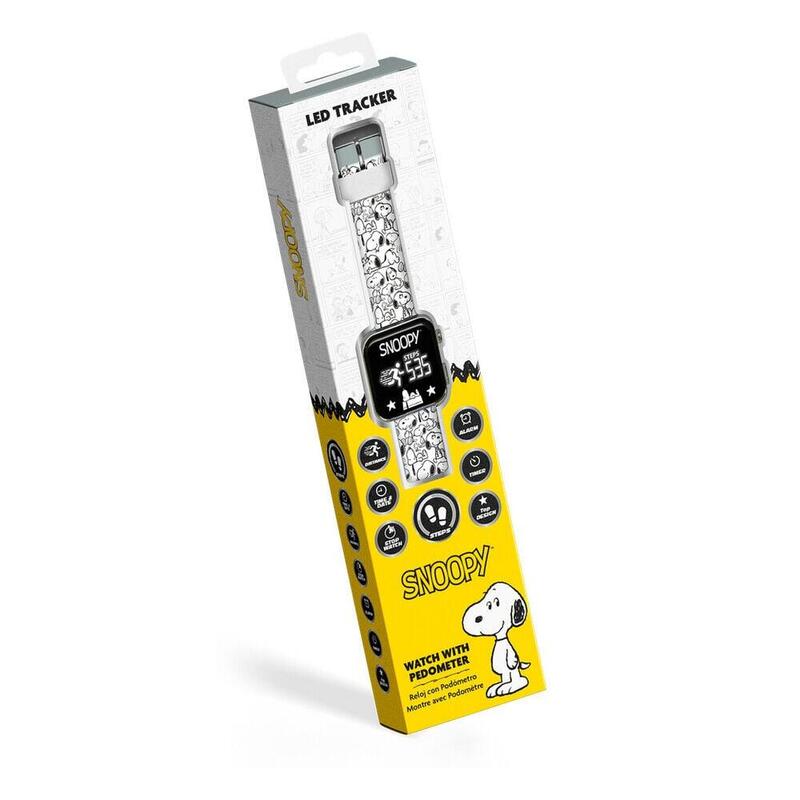 Watch LED Multifuncion Snoopy Peanuts