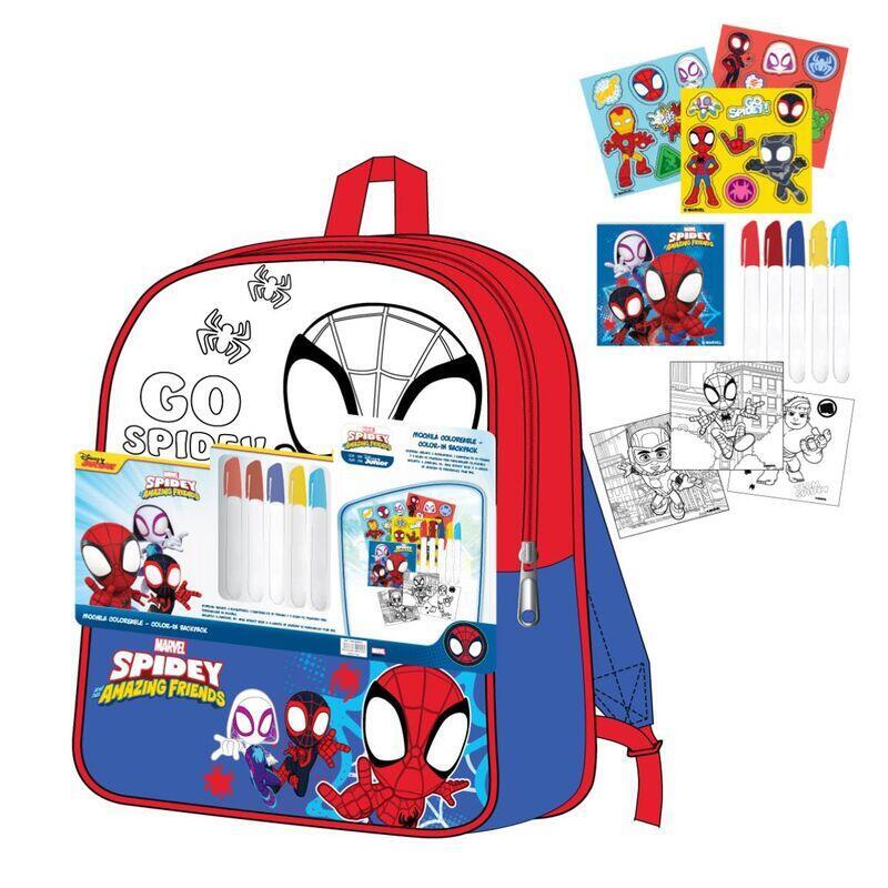Set Backpack Diy Spidey Amazing Friends Marvel