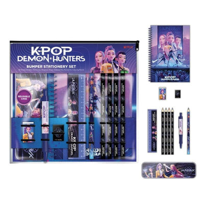 Set Papeleria Notebook A5 Kpop Demon Hunters — image 1