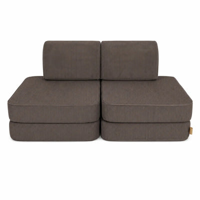 Small Modular Sofa for Kids - Slimcord Taupe