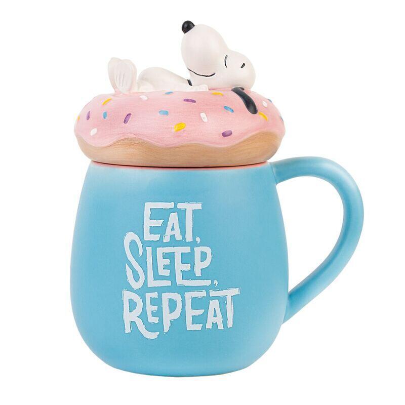 Mug 3D Eat Sleep Repeat Snoopy 500ML