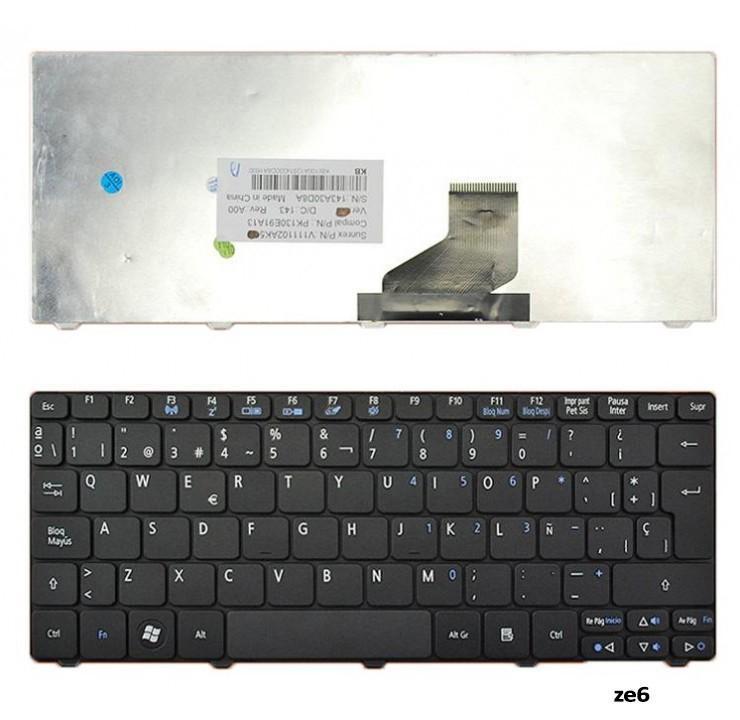 Keyboard Laptop Acer Packard Bell AEZE6P00010 ZE6