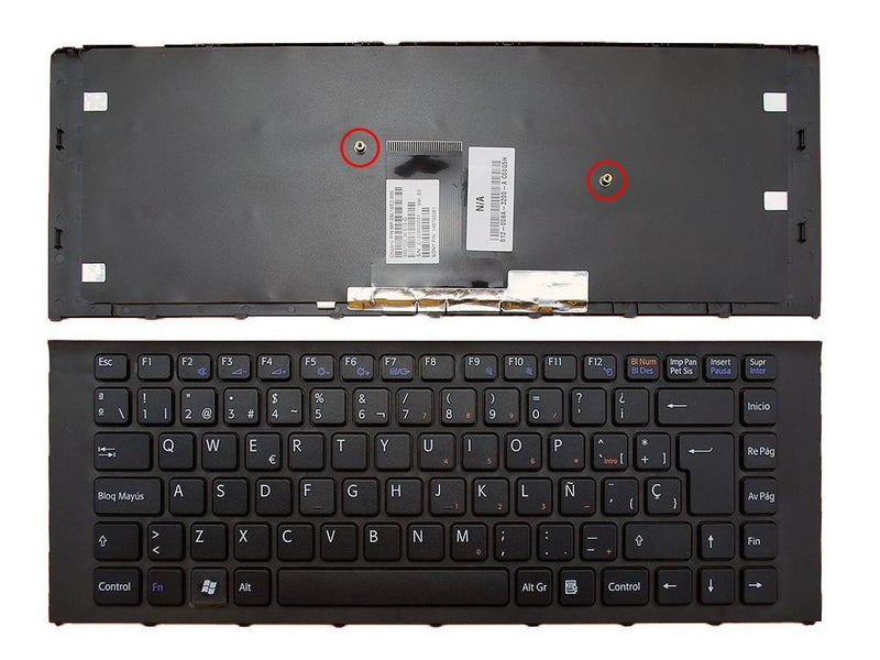 Keyboard Laptop Sony Vaio Vpc-ea Black