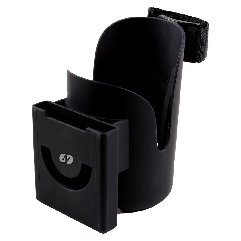 2-in-1 Stroller Cup & Phone Holder – Black