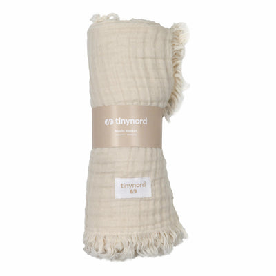 SANDY Cotton Muslin Blanket – 80 × 100 cm