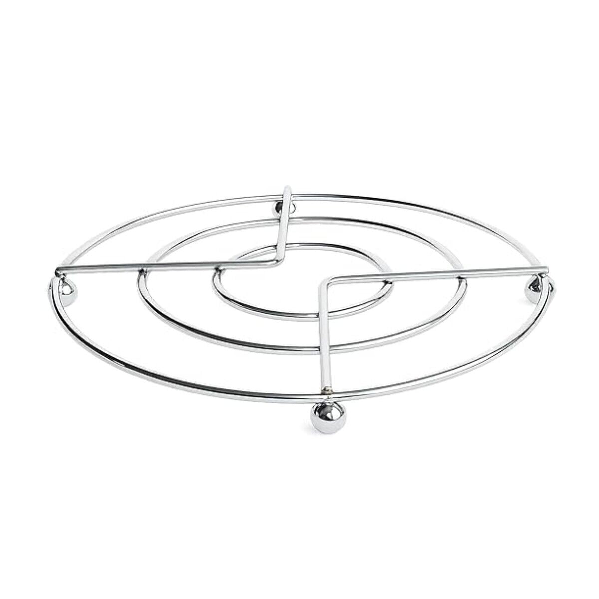 Foldable Table-top Mat Chrome-plated steel ø 22 x 22 cm